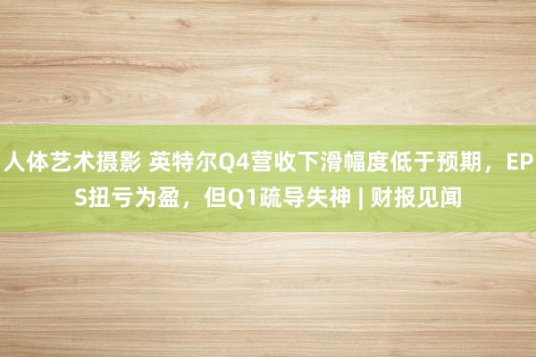 人体艺术摄影 英特尔Q4营收下滑幅度低于预期，EPS扭亏为盈，但Q1疏导失神 | 财报见闻